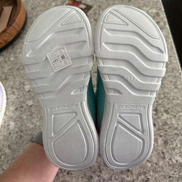 Skechers Kids' Light-Up Sneakers in Pink and Blue - Picture 3 of 4